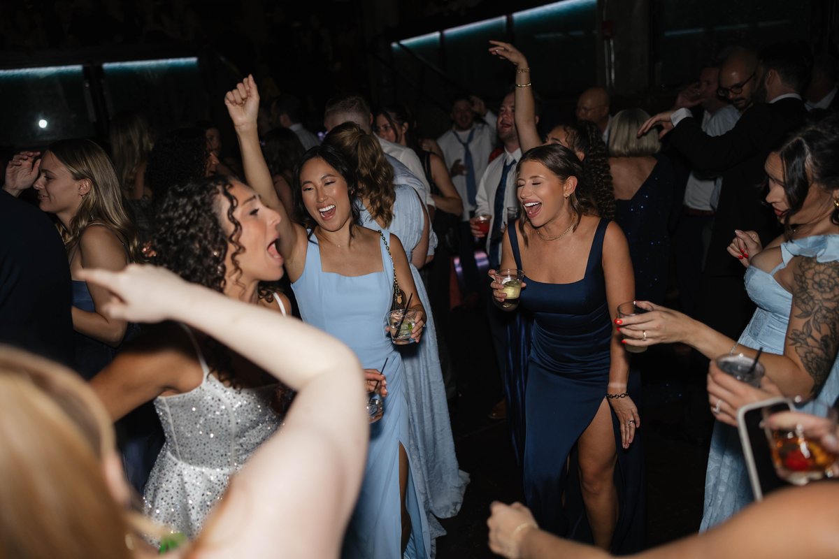 Guests dancing at a Grandstand show
